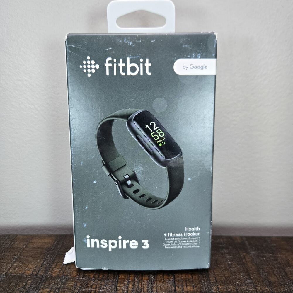Fitbit Inspire 3 Heart Rate Monitor Health & Fitness Tracker Black Midnight